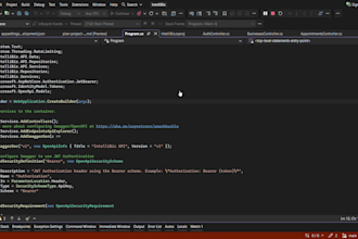 build asp net core web API with c sharp and sql server