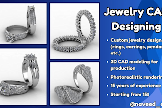 design professional 3d jewelry cad