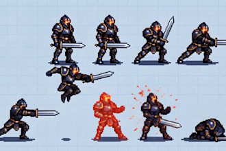 2d pixel art character pixel sprite sheet pixel art animation game asset rpg