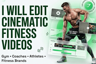 edit fitness content for coaches and brands
