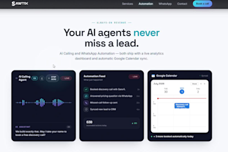build an ai voice calling agent to answer calls and book appointments