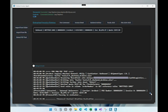 automate PDF invoice processing and data extraction