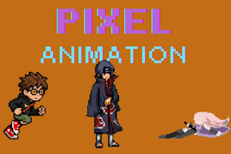 do pixel art character animation sprite sheet retro pixel art animation game art