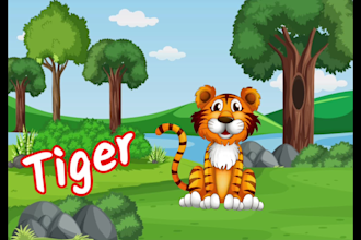 design printable kids flashcards, worksheets and educational learning cards