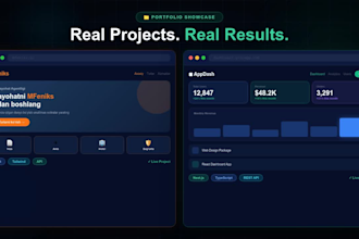 build a modern react and tailwind CSS website or landing page