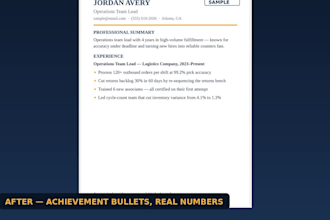 rewrite your resume and linkedin profile for ats success