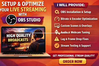 setup and optimize youtube streaming with obs for high quality live videos
