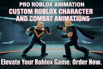 create custom roblox character and combat animations for your game
