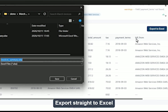 convert PDF invoices to excel spreadsheets fast and accurate