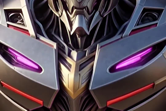 create a stunning ai transforming robot video and 3d cartoon character
