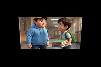 create 3d kids video animation for preschool learning channels ai 3d kids video