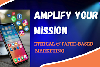 be your social media manager for churches, non profits and ethical brands