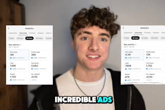 create energetic ugc videos for you, male creator
