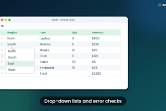 create custom excel spreadsheets with formulas