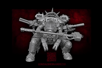 sculpt a custom monster or creature for 3d printing