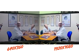 upscale video quality to 4k 60fps using ai