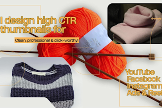 design high CTR youtube thumbnails to boost views fast