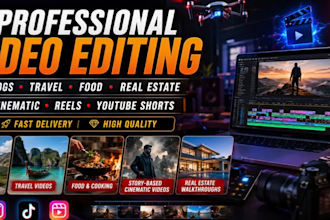 professional video editing for reels and long video