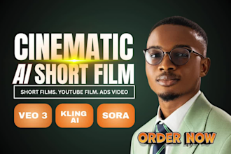 create cinematic ai video, short films, ai promotional video, google veo 3 veo 2