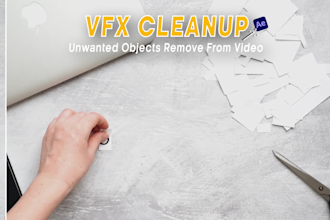 remove unwanted objects, people, wires and text from video