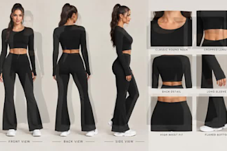 design clothing tech pack activewear tech pack sportwear gymwear sportbra design
