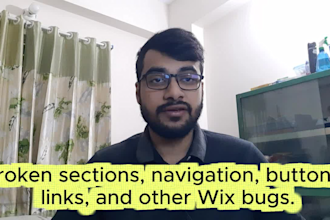 fix wix mobile view, responsive layout and website bugs