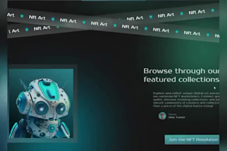 design a stunning responsive landing page or full website