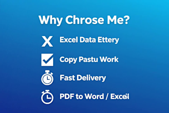 do data entry copy paste and typing work