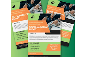 design professional flyer or poster to elevate your business