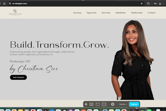 create a modern business wesbite or portfolio website
