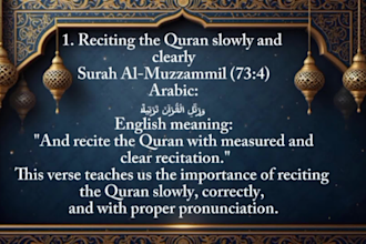 teach quran with tajweed, makharij and proper arabic pronunciation online