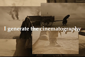 create a high end ai cinematic music video