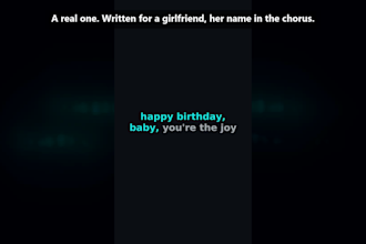 write a personalized custom song gift from your story