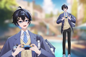 design vtuber model and rigging live 2d model vtuber live 2d vtuber model