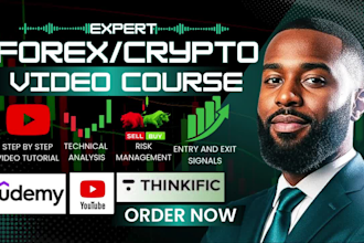 create quality forex and crypto trading video course