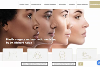 design med spa website medical spa website cosmetic clinic website with booking