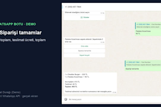 build a whatsapp ordering bot with the official whatsapp cloud API