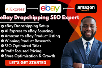 do ebay dropshipping, aliexpress to ebay, amazon to ebay SEO