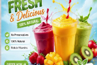 design professional restaurant food flyers