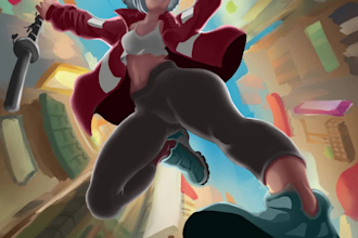 do a digital illustration or fan art