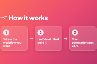 be your n8n expert to self host n8n and build n8n ai automation workflows