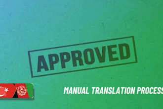 translate turkish to english or pashto professionally