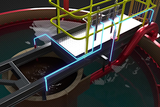 create 3d industrial machine animation, technical animation, cad animation