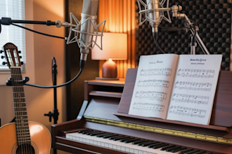 record guitar, piano, violin for gospel or worship songs
