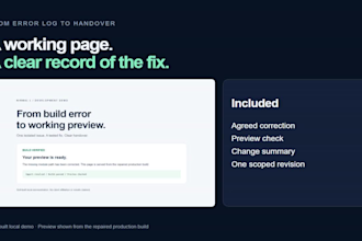fix one nextjs build error or vercel deployment issue