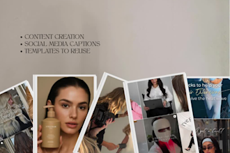 create social media content