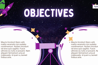design editable powerpoint presentations for physics and science projects