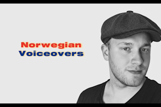 do professional norwegian voice over for your project