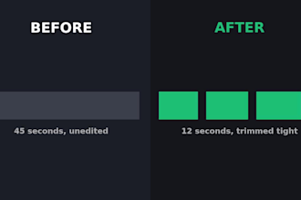 cut and trim your videos and deliver it in project file format