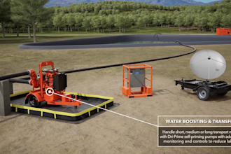 create 3d industrial process oil and gas hydraulic fracturing engineering video